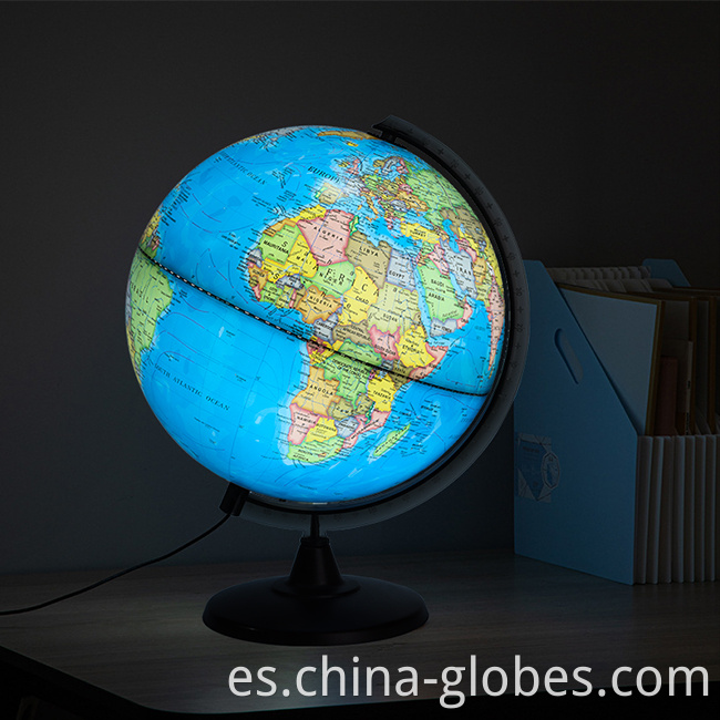 Globo del mundo iluminado Illuminated World Globe